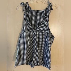 Mint vanilla checkered bodysuit